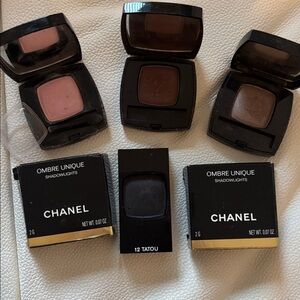 Chanel Ombre Unique Shadowlights single eyeshadow Spectram eyeshadow w/mirror
